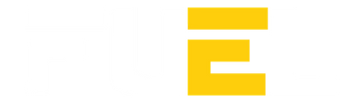 FUEL white and yellow logo